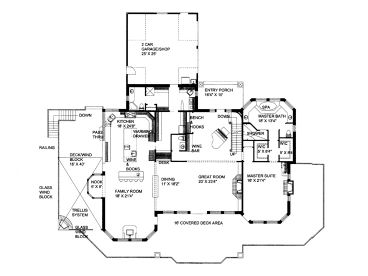 1st Floor Plan, 012H-0075
