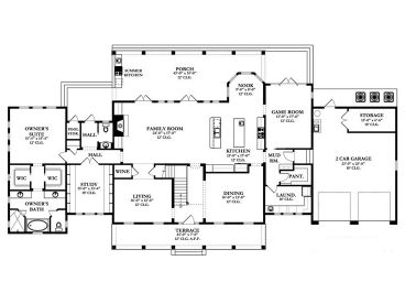 1st Floor Plan, 064H-0002