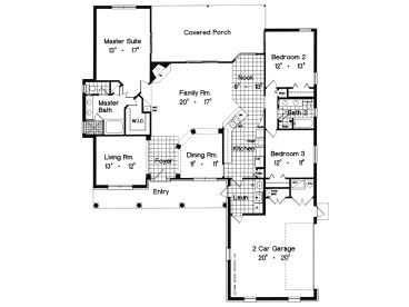 Floor Plan, 043H-0072