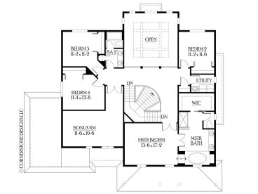 2nd Floor Plan, 035H-0027
