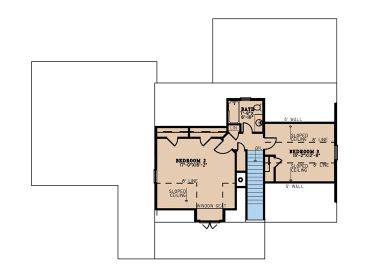 2nd Floor Plan, 074H-0178