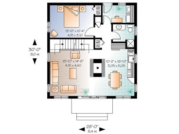 1st Floor Plan, 027H-0143