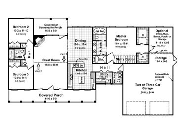 1st Floor Plan, 001H-0057