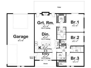 Floor Plan, 050H-0532