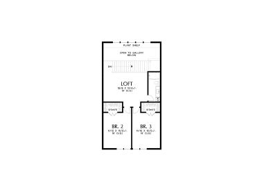 2nd Floor Plan, 034H-0503