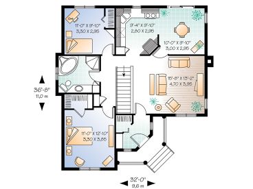 Floor Plan, 027H-0121
