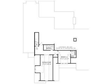 2nd Floor Plan, 086H-0050