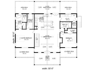 Floor Plan, 062H-0459