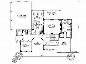 1st Floor Plan, 020H-0065