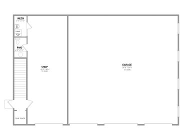 1st Floor Plan, 089G-0015