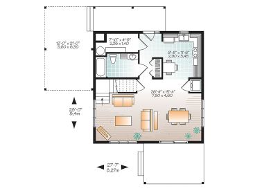 1st Floor Plan, 027H-0457