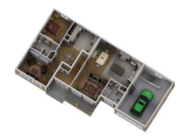1st Floor Plan, 072H-0176