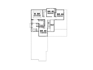 2nd Floor Plan, 016H-0018