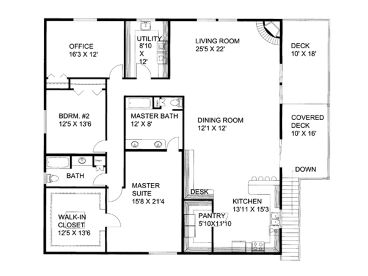 2nd Floor Plan, 012G-0054