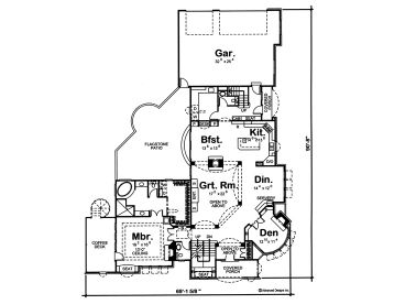 1st Floor Plan, 050H-0059
