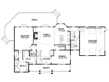 1st Floor Plan, 043H-0250