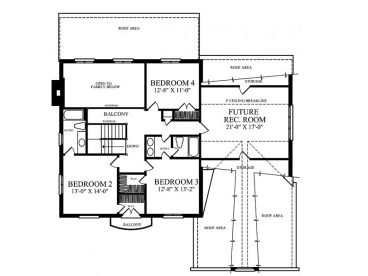 2nd Floor Plan, 063H-0005