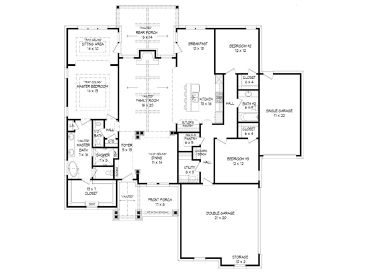Floor Plan, 062H-0033