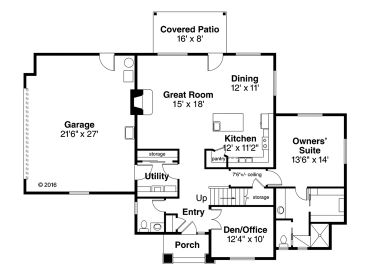 1st Floor Plan, 051H-0255
