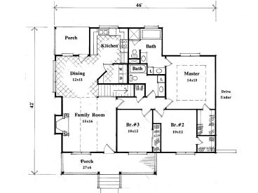 Floor Plan, 030H-0014