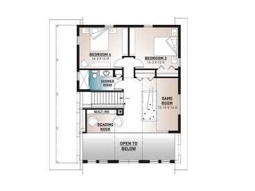 2nd Floor Plan, 027H-0517