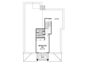 2nd Floor Plan, 041H-0125