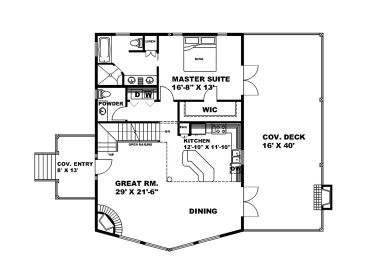 1st Floor Plan, 012H-0317