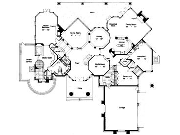1st Floor Plan, 043H-0217