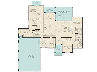 Floor Plan, 075H-0040