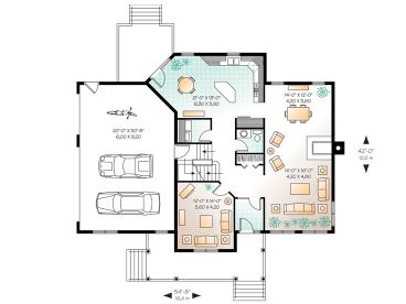 1st Floor Plan, 027H-0092