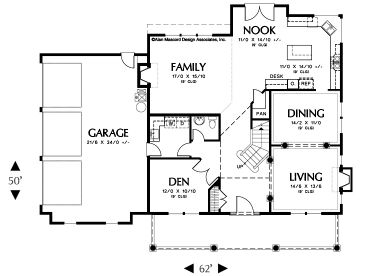 1st Floor Plan, 034H-0209