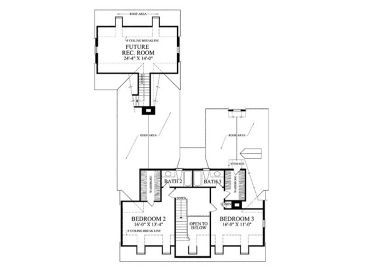 2nd Floor Plan, 063H-0187