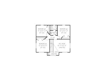 2nd Floor Plan, 044H-0046