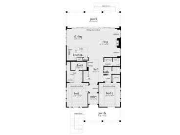 1st Floor Plan, 052H-0084