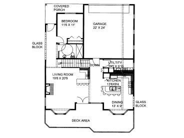 1st Floor Plan, 012H-0232