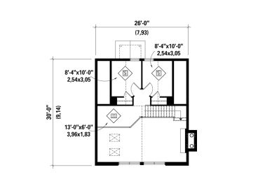 2nd Floor Plan, 072H-0219
