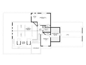 2nd Floor Plan, 062H-0371