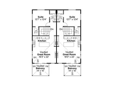 3rd Floor Plan, 051M-0036