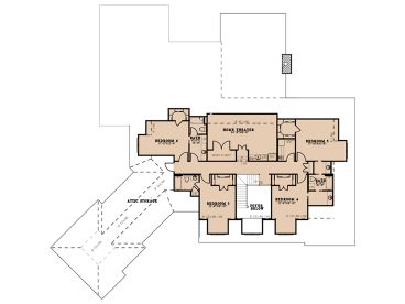 2nd Floor Plan, 074H-0214