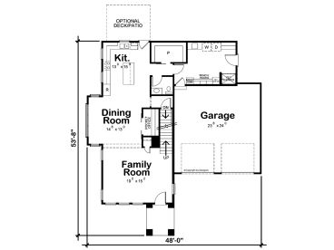 1st Floor Plan, 031H-0514