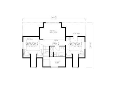 2nd Floor Plan, 068H-0012