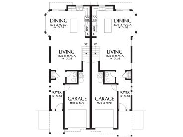 1st Floor Plan, 034M-0029