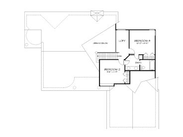 2nd Floor Plan, 022H-0049
