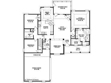 1st Floor Plan, 006H-0081