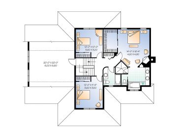 2nd Floor Plan, 027H-0092