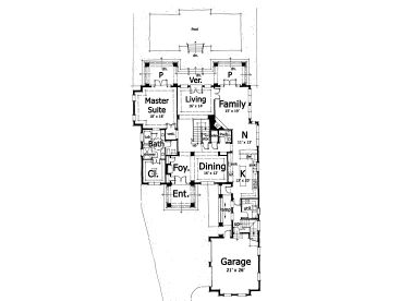 1st Floor Plan, 052H-0027