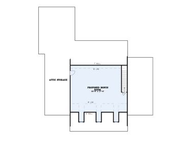 2nd Floor Plan, 025H-0127