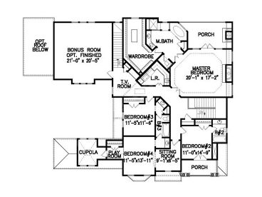 2nd Floor Plan, 084H-0032