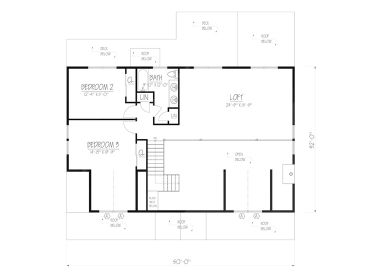 2nd Floor Plan, 068H-0043