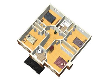 2nd Floor Plan, 072H-0123